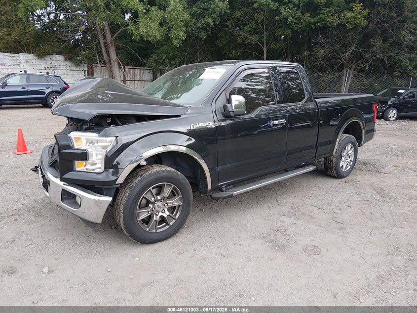 Vin: 1ftex1c80ffb53430, lot: 46620723, ford f-150 xlt 20152