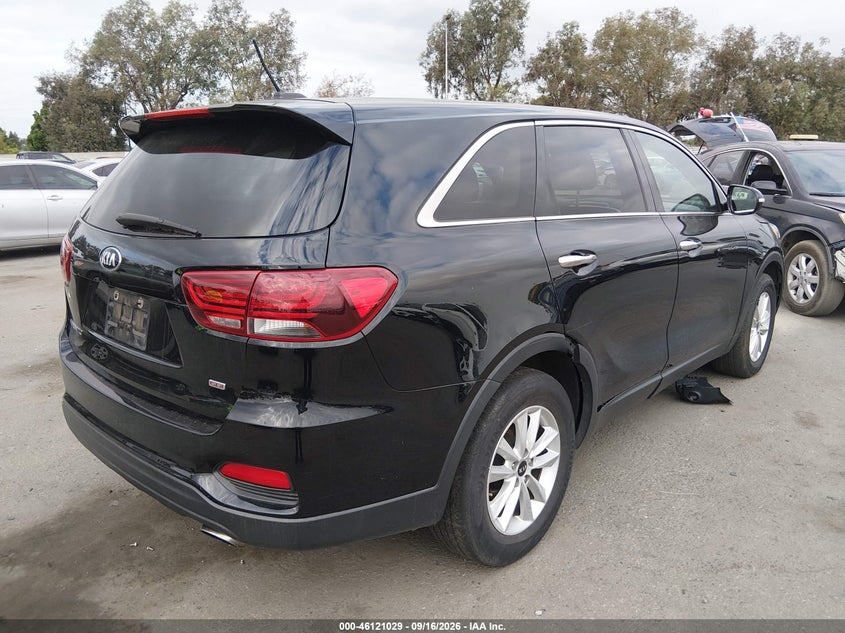 Vin: 5xypg4a3xkg554976, lot: 46620749, kia sorento 2.4l lx 20194