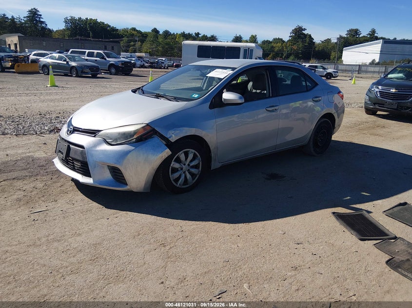 2016 Toyota Corolla, Удар спереди, IAAI, VIN 2T1BURHE0GC671444 — фото 2