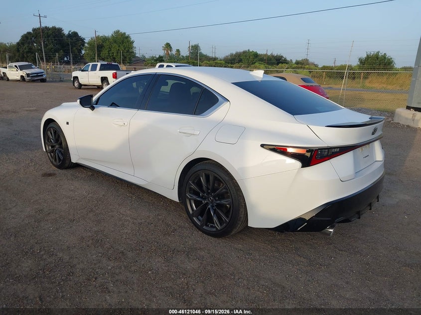 Vin: jthb81f2xs5055737, lot: 46620766, lexus is 300 f sport design 20253