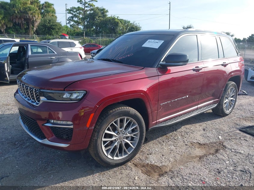 Vin: 1c4rjgeg1p8737089, lot: 46620787, jeep grand cherokee summit 4x2 20232