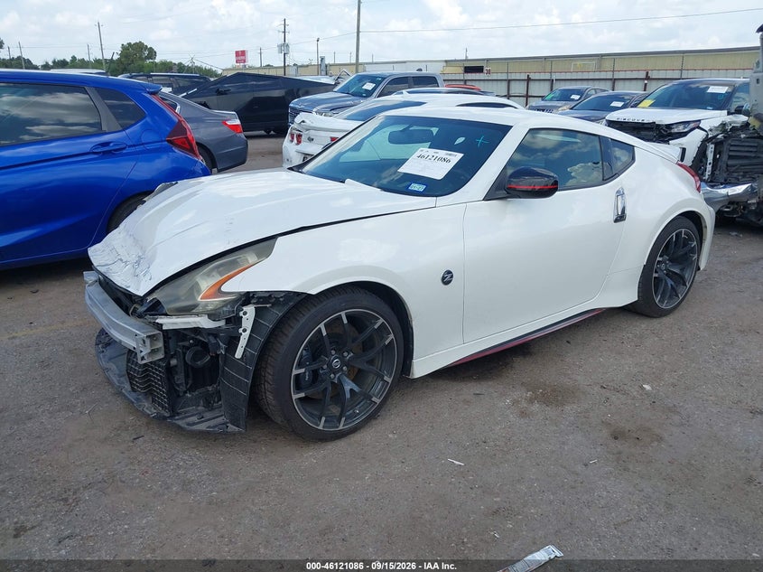 Vin: jn1az4eh4jm570726, lot: 46620806, nissan 370z nismo tech/sport/sport tech/touring 20182