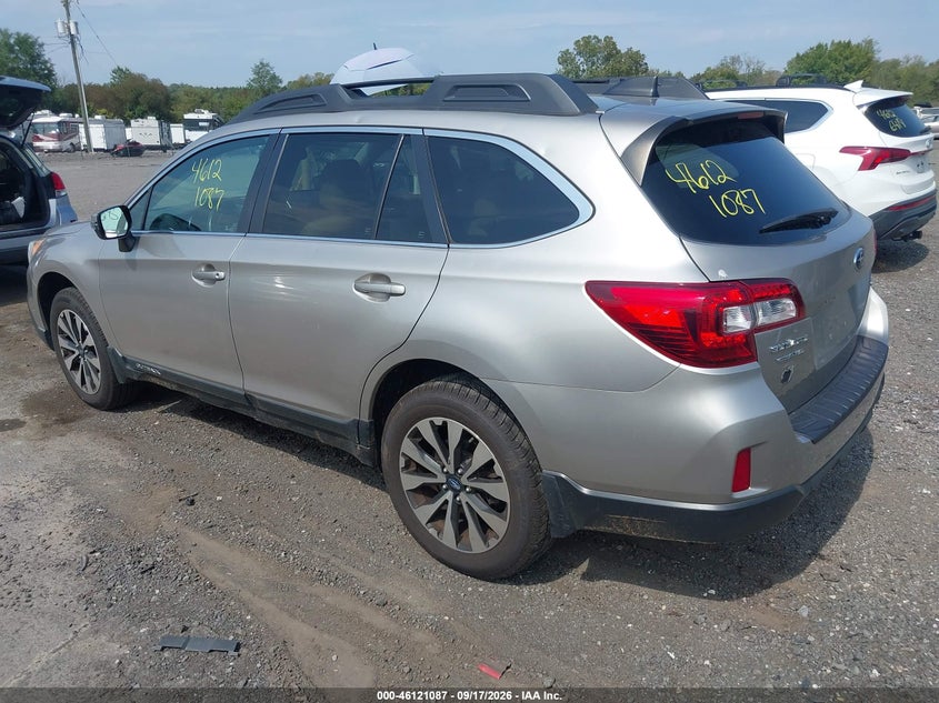 Vin: 4s4bsakc1h3246271, lot: 46620807, subaru outback 2.5i limited 20173