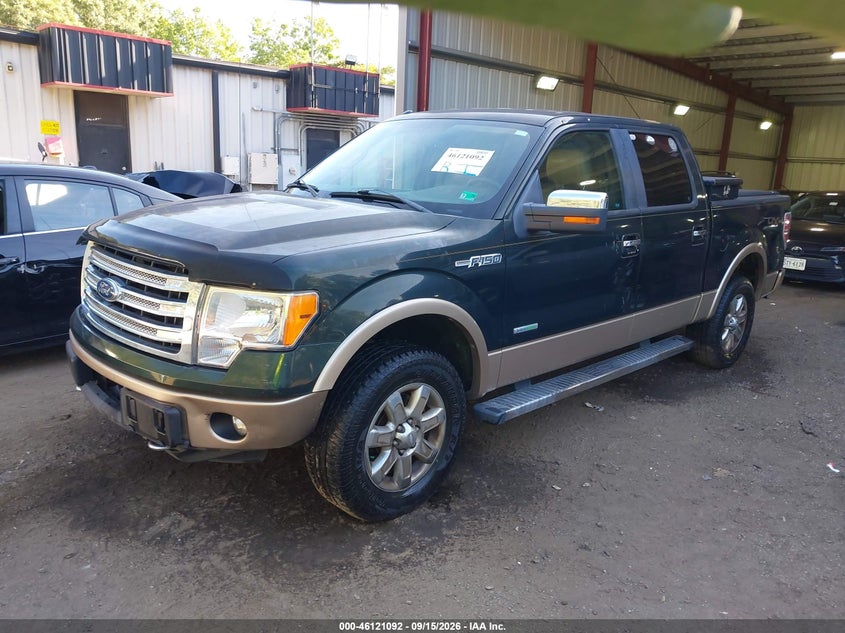 Vin: 1ftfw1et9dkd34829, lot: 46620812, ford f-150 lariat 20132