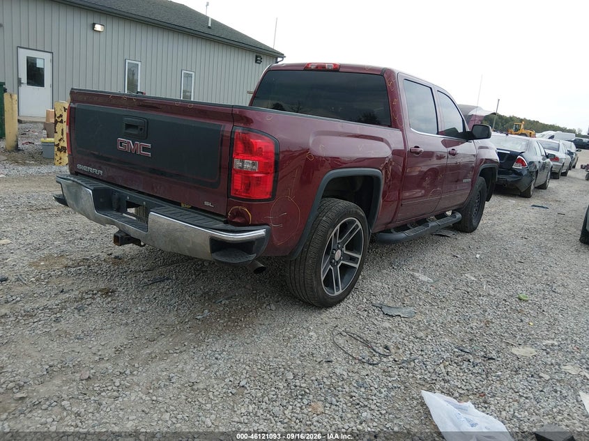 Vin: 3gtu2uec5fg206165, lot: 46620813, gmc sierra 1500 sle 20154