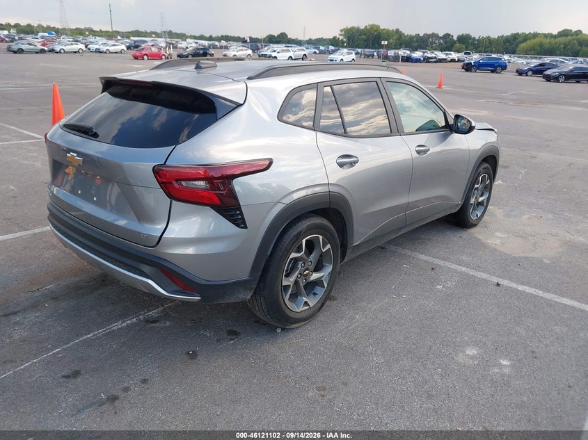 Vin: kl77lhe23rc241638, lot: 46620822, chevrolet trax fwd lt 20244