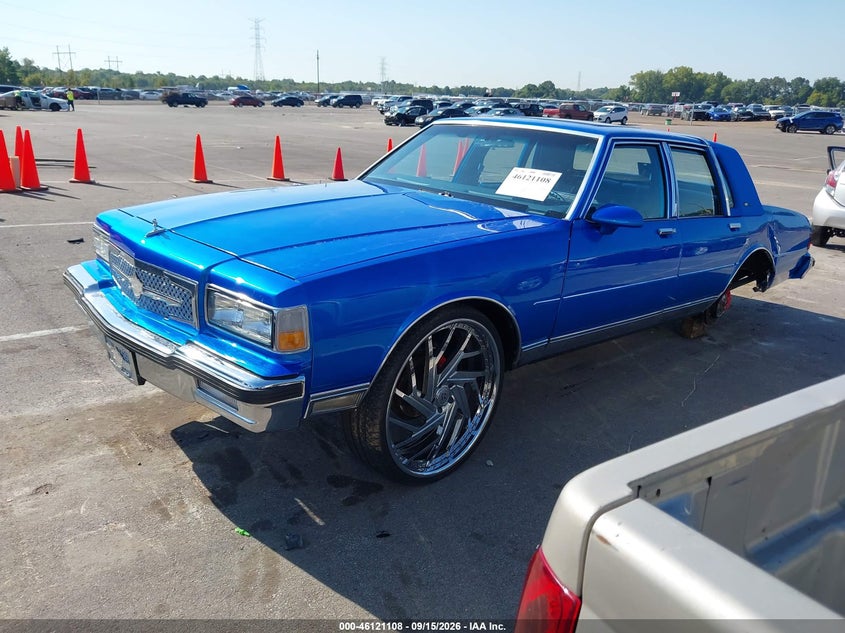 1988 Chevrolet Caprice Classic Brougham, Left Rear, IAAI, VIN 1G1BU51H2JA172243 — photo 2