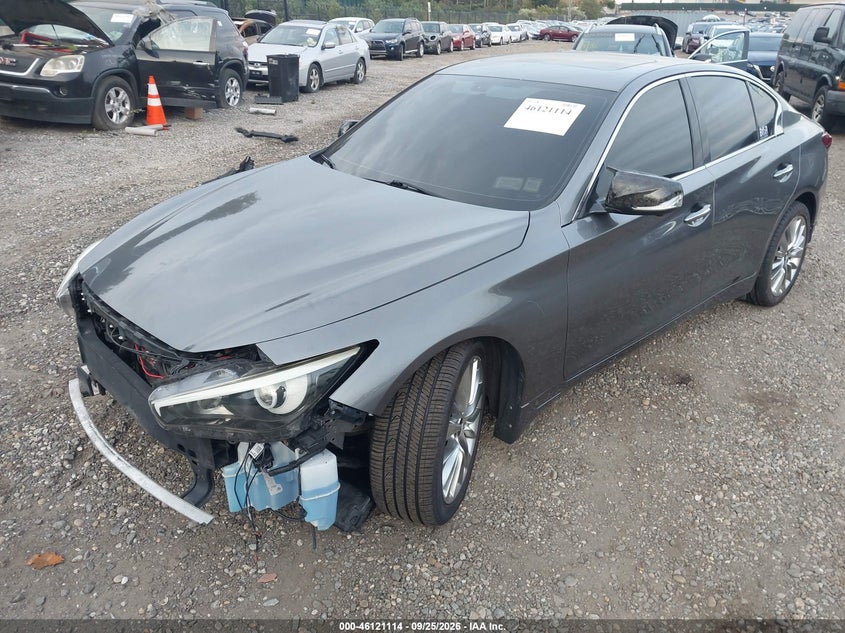 Vin: jn1ev7ar3lm253746, lot: 46620834, infiniti q50 luxe awd 20202
