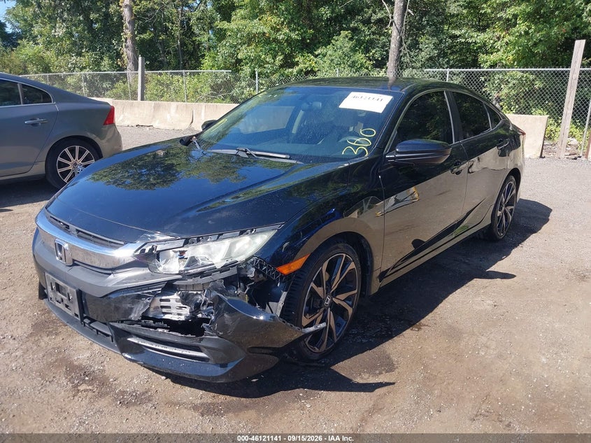 Vin: 19xfc2f57ge213660, lot: 46620861, honda civic lx 20162