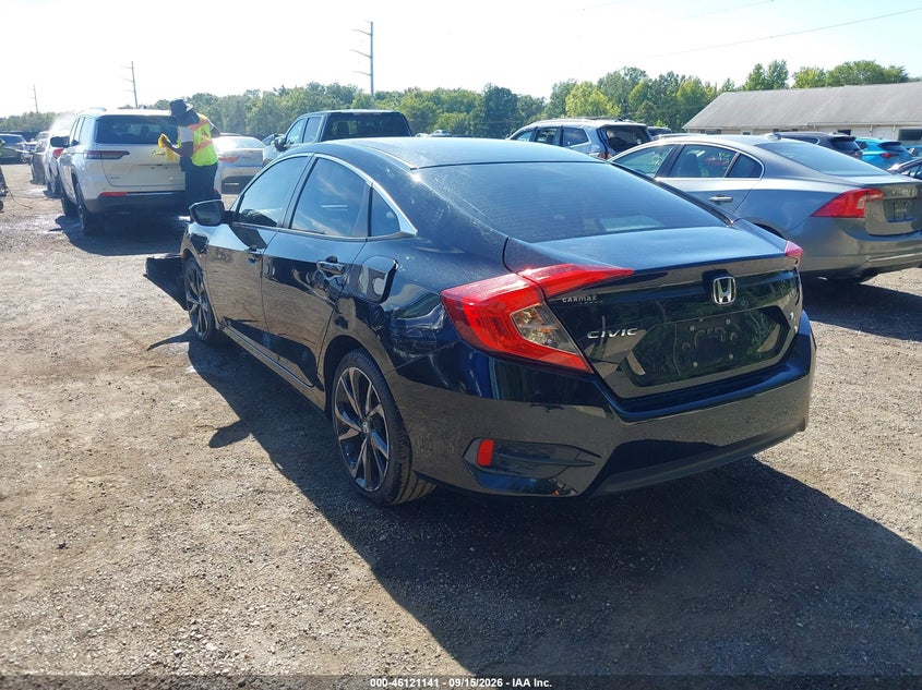 Vin: 19xfc2f57ge213660, lot: 46620861, honda civic lx 20163