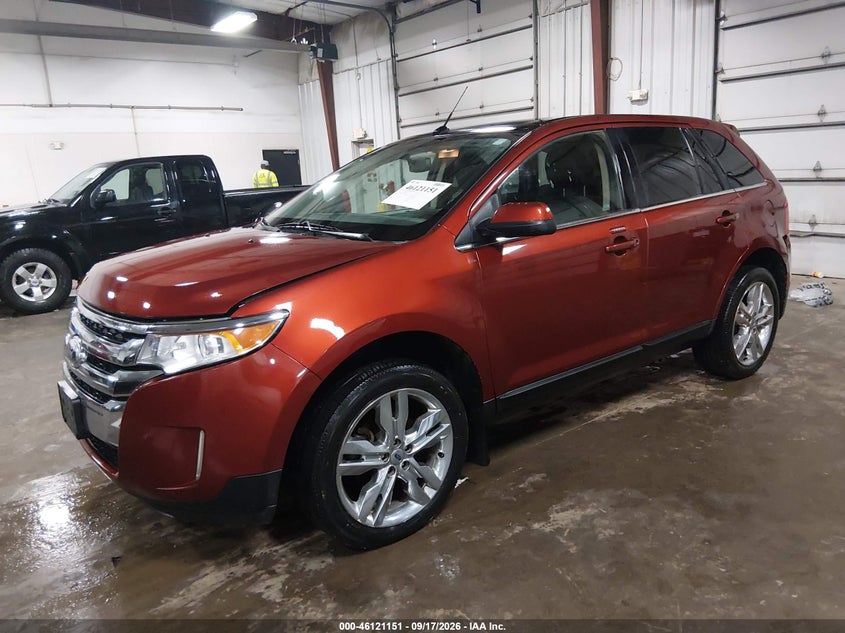 Vin: 2fmdk4kc7eba50356, lot: 46620871, ford edge limited 20142