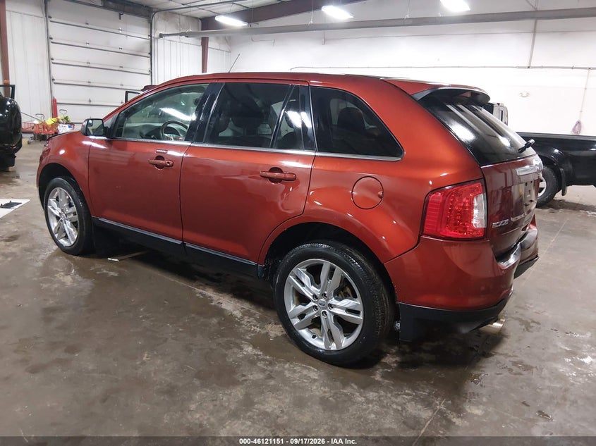 Vin: 2fmdk4kc7eba50356, lot: 46620871, ford edge limited 20143