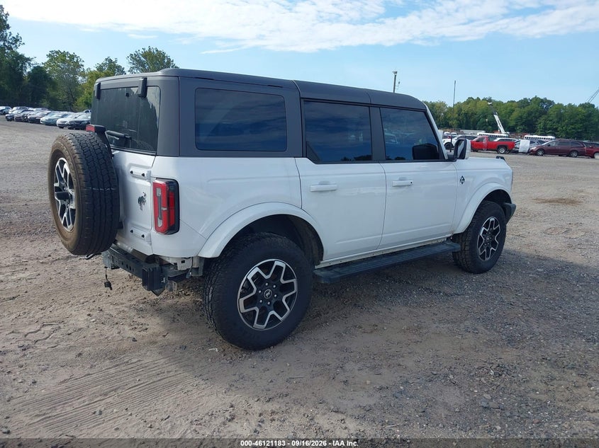 Vin: 1fmde8bh0rla72442, lot: 46620903, ford bronco outer banks 20244