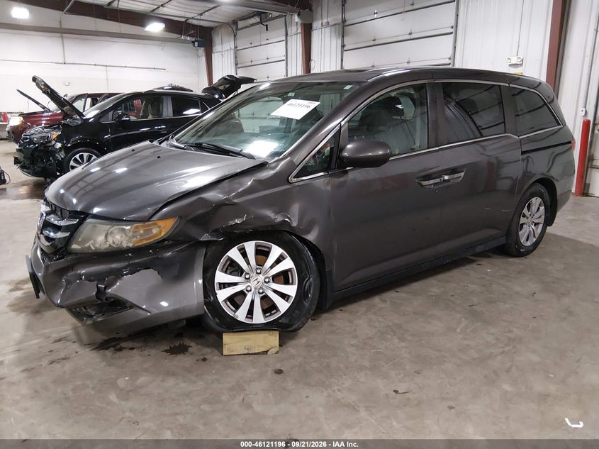 Vin: 5fnrl5h68gb024384, lot: 46620916, honda odyssey exl 20162