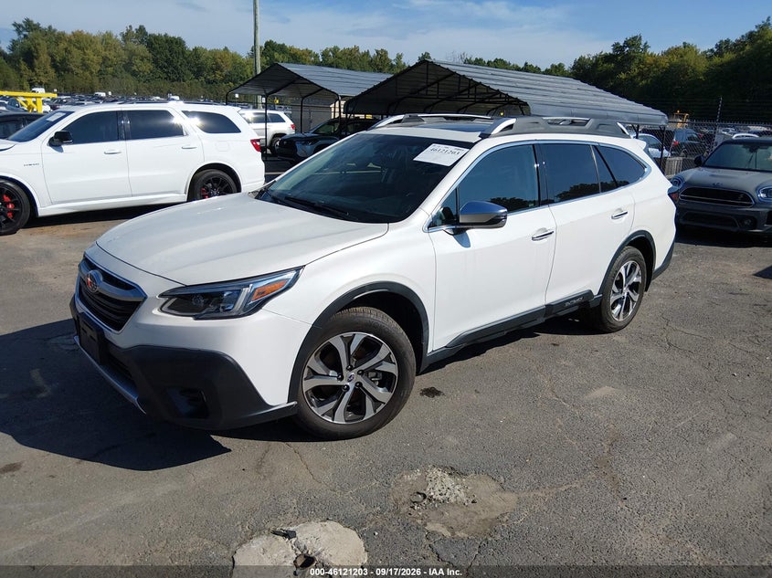 Vin: 4s4btapc4n3255659, lot: 46620923, subaru outback touring 20222