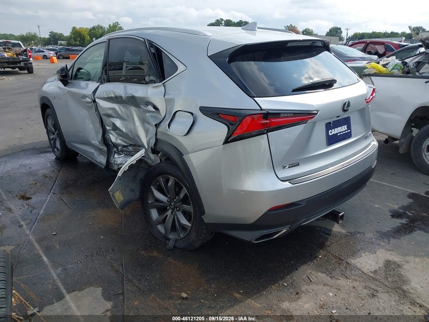 Vin: jtjyarbzxj2099168, lot: 46620925, lexus nx 300 f sport 20183