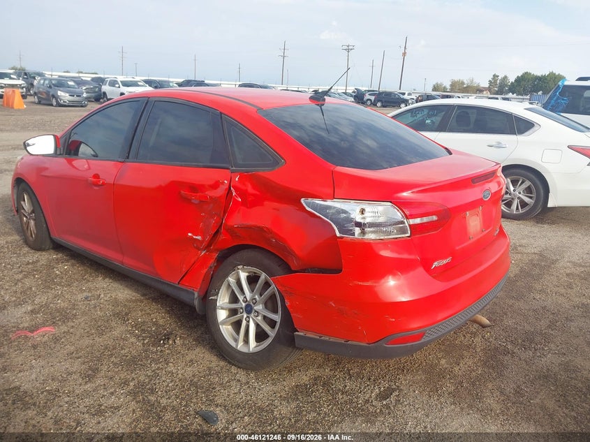 Vin: 1fadp3f25gl205805, lot: 46620966, ford focus se 20163