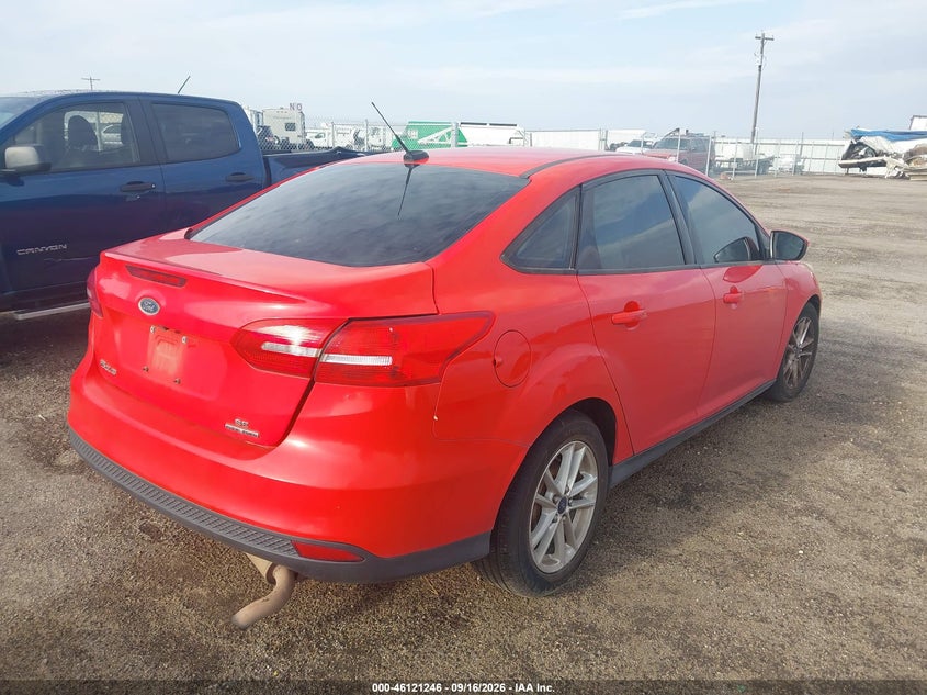 Vin: 1fadp3f25gl205805, lot: 46620966, ford focus se 20164