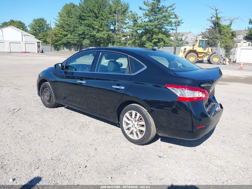 Vin: 3n1ab7ap1fl677611, lot: 46620986, nissan sentra s/sv/sr/sl 20153