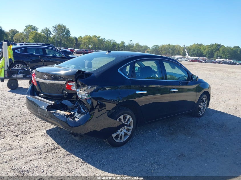 Vin: 3n1ab7ap1fl677611, lot: 46620986, nissan sentra s/sv/sr/sl 20154