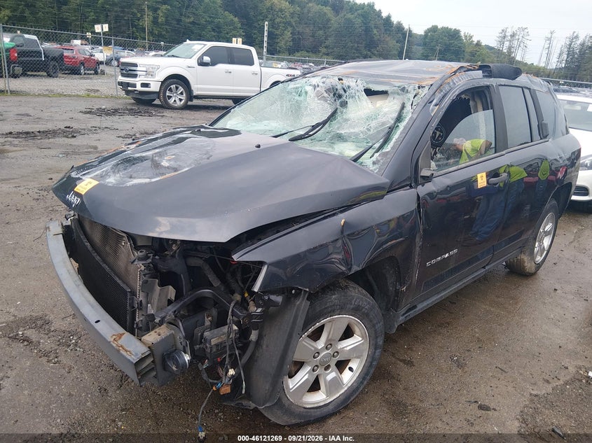 Vin: 1c4njcba9ed536102, lot: 46620989, jeep compass sport 20142