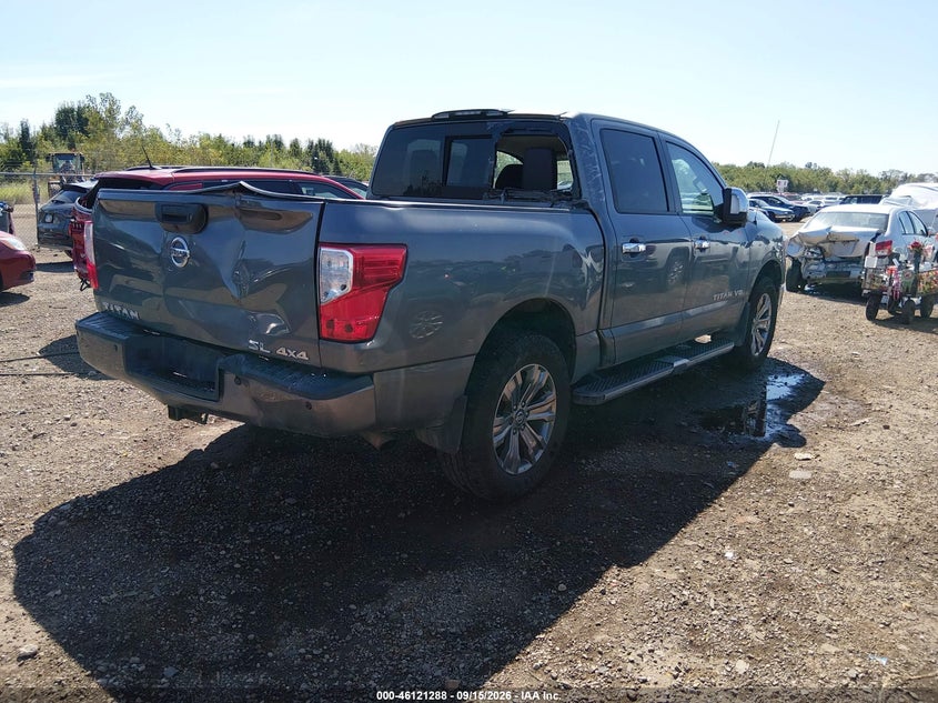 Vin: 1n6aa1e55jn513418, lot: 46621008, nissan titan sl 20184