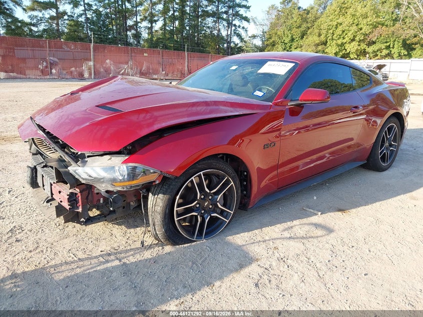 Vin: 1fa6p8cf3j5180301, lot: 46621011, ford mustang gt 20182
