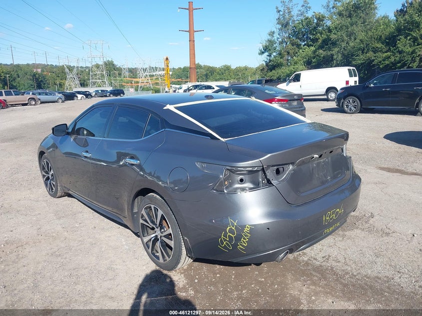 Vin: 1n4aa6ap3jc402455, lot: 46621017, nissan maxima 3.5 sv 20183
