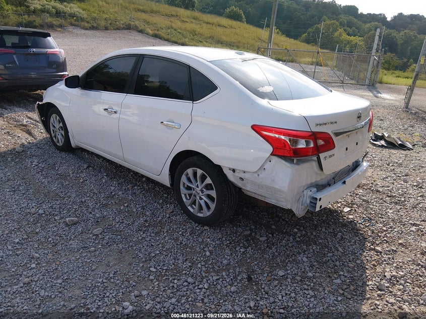 Vin: 3n1ab7ap8jy296821, lot: 46621043, nissan sentra s/sv/sr/sl 20183