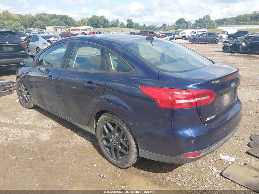 Vin: 1fadp3f21gl330073, lot: 46621058, ford focus se 20163