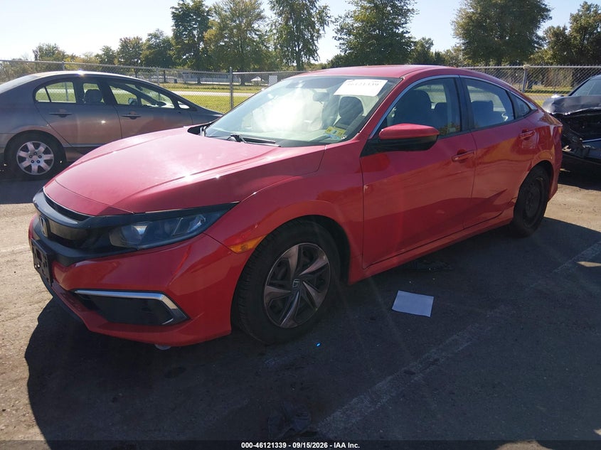 Vin: 2hgfc2f66kh544737, lot: 46621059, honda civic lx 20192