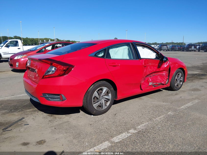 Vin: 2hgfc2f66kh544737, lot: 46621059, honda civic lx 20194