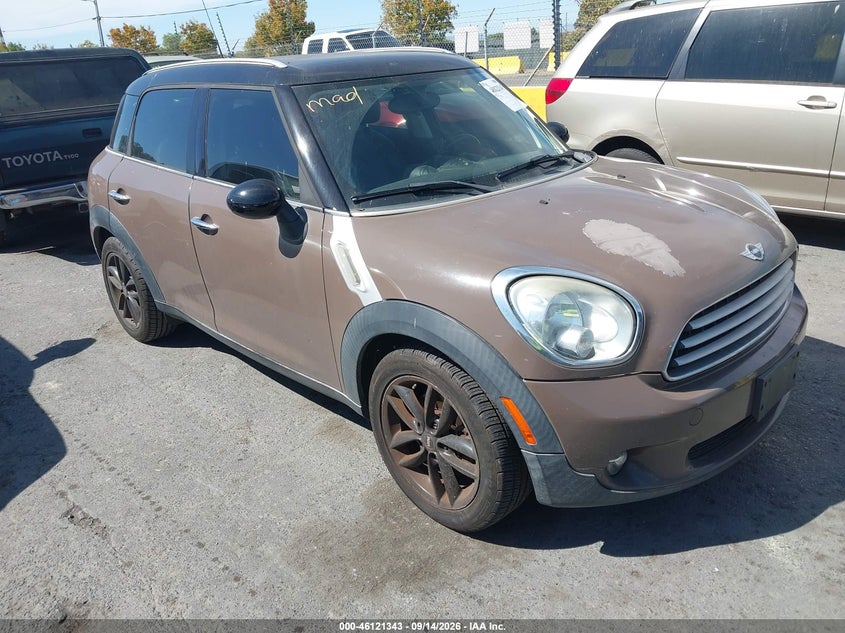 MINI COOPER 2012 VIN WMWZB3C57CWM05314