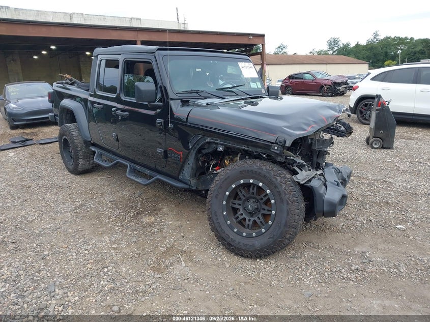 Vin: 1c6hjtag8ll137386, lot: 46621066, jeep gladiator sport 2020 img_1