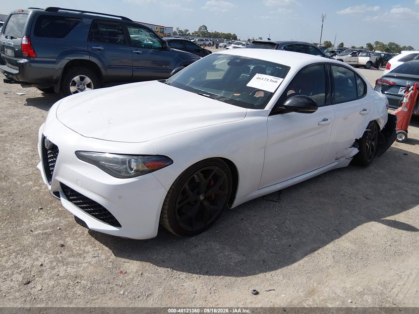 Vin: zarfaman6l7632513, lot: 46621080, alfa romeo giulia sport rwd 20202