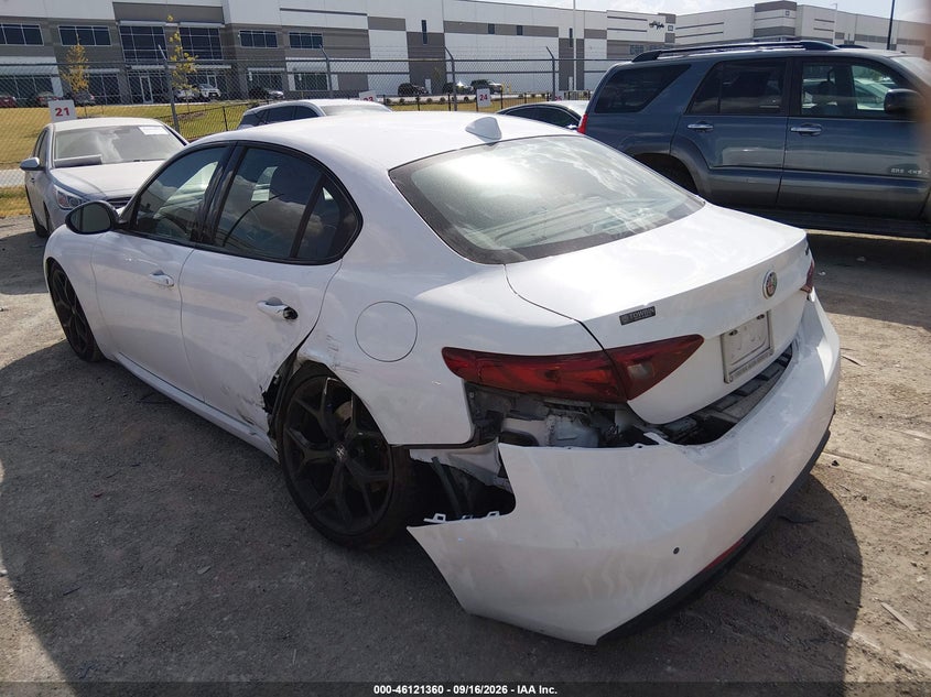 Vin: zarfaman6l7632513, lot: 46621080, alfa romeo giulia sport rwd 20203