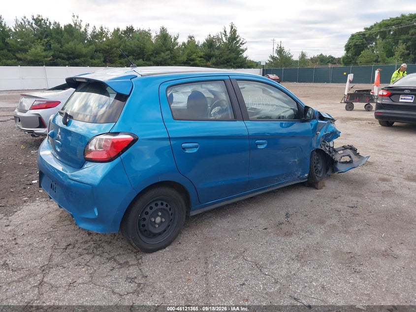 Vin: ml32auhj2rh008970, lot: 46621085, mitsubishi mirage es/le 20244
