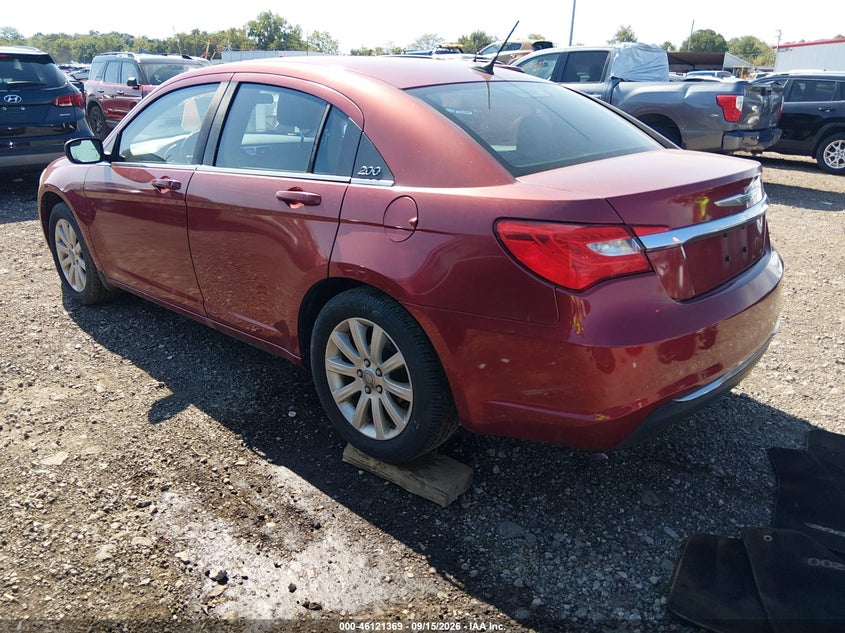 Vin: 1c3ccbbbxdn578201, lot: 46621089, chrysler 200 touring 20133