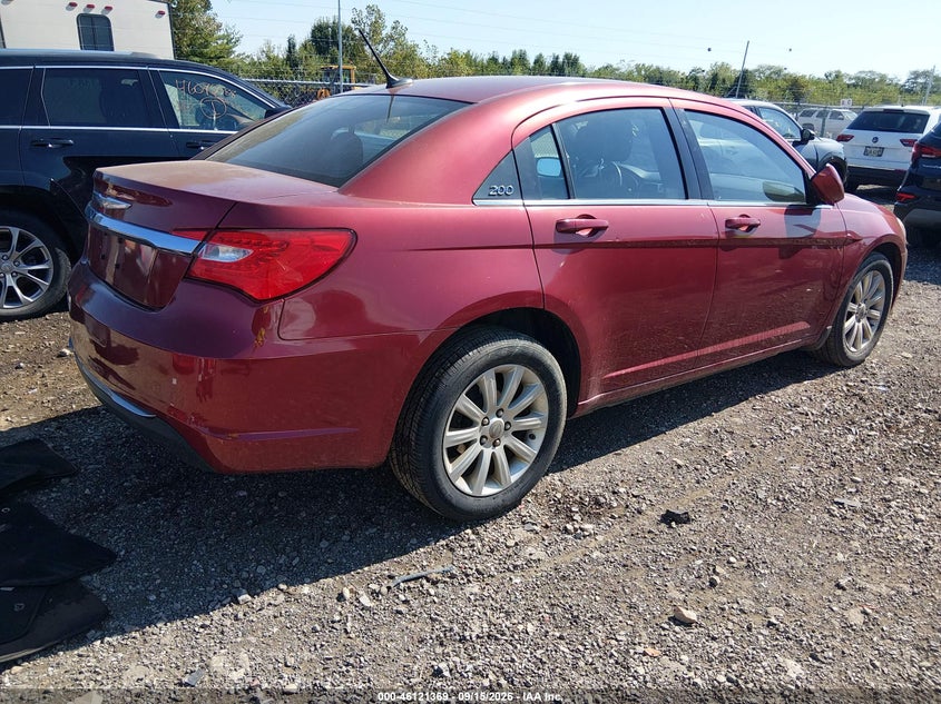 Vin: 1c3ccbbbxdn578201, lot: 46621089, chrysler 200 touring 20134