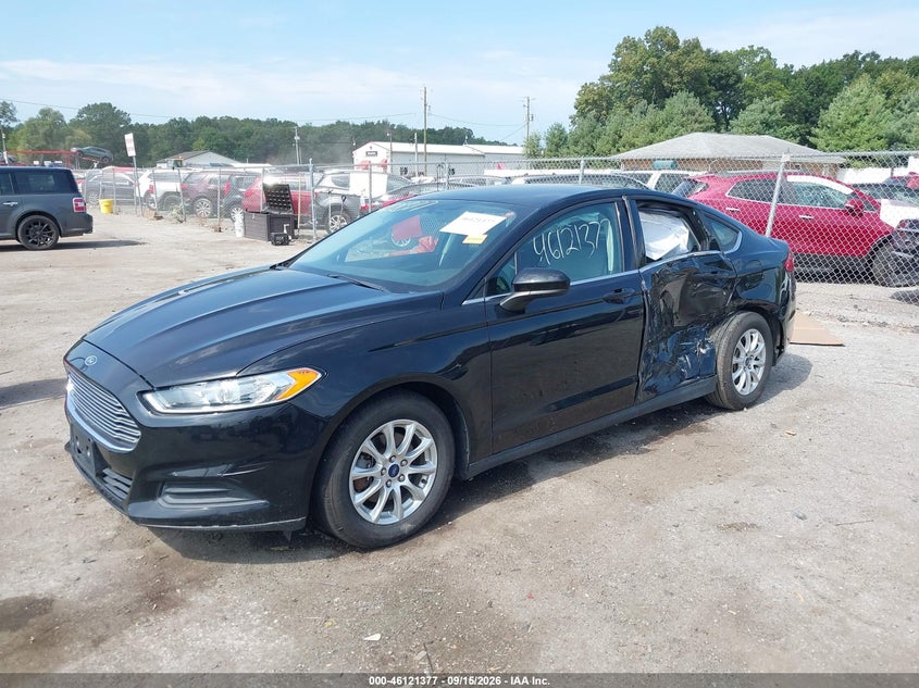 Vin: 3fa6p0g76gr271461, lot: 46621097, ford fusion s 20162