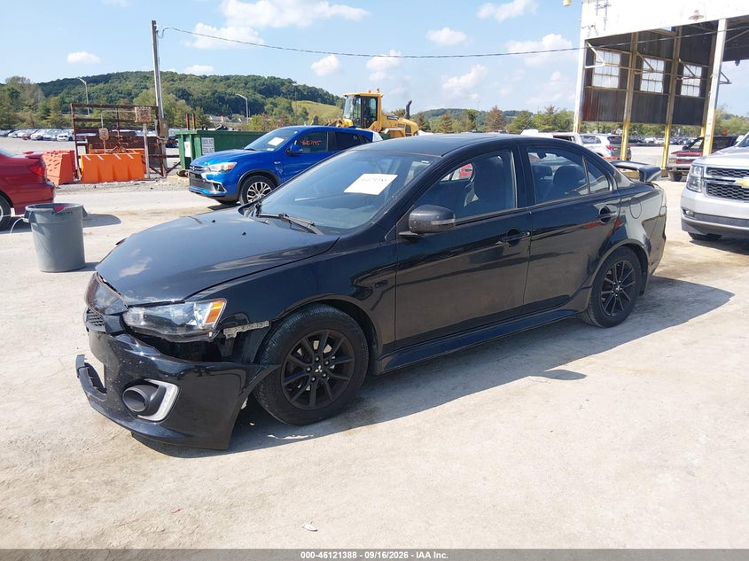 Vin: ja32u2fu3hu010558, lot: 46621108, mitsubishi lancer es 20172