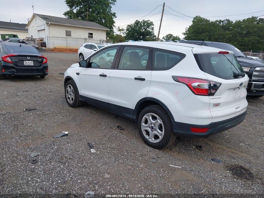 Vin: 1fmcu0f72hua87065, lot: 46621134, ford escape s 20173