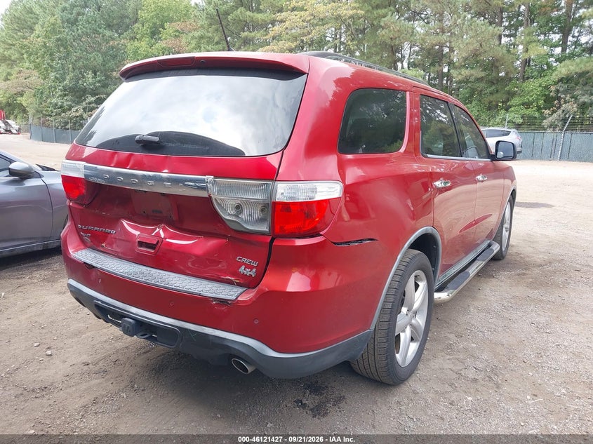 Vin: 1d4se4gt4bc685996, lot: 46621147, dodge durango crew 20114