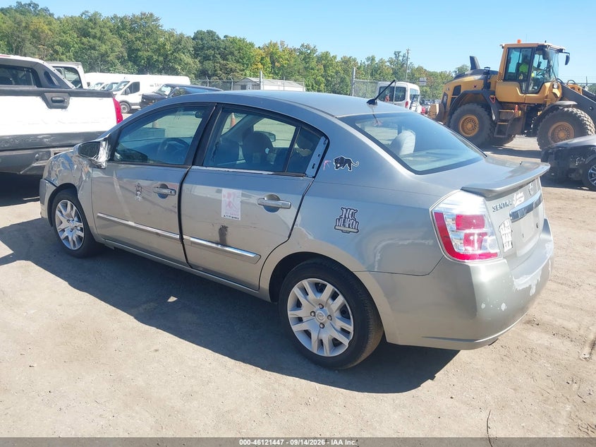Vin: 3n1ab6ap0bl697384, lot: 46621167, nissan sentra 2.0s 20113
