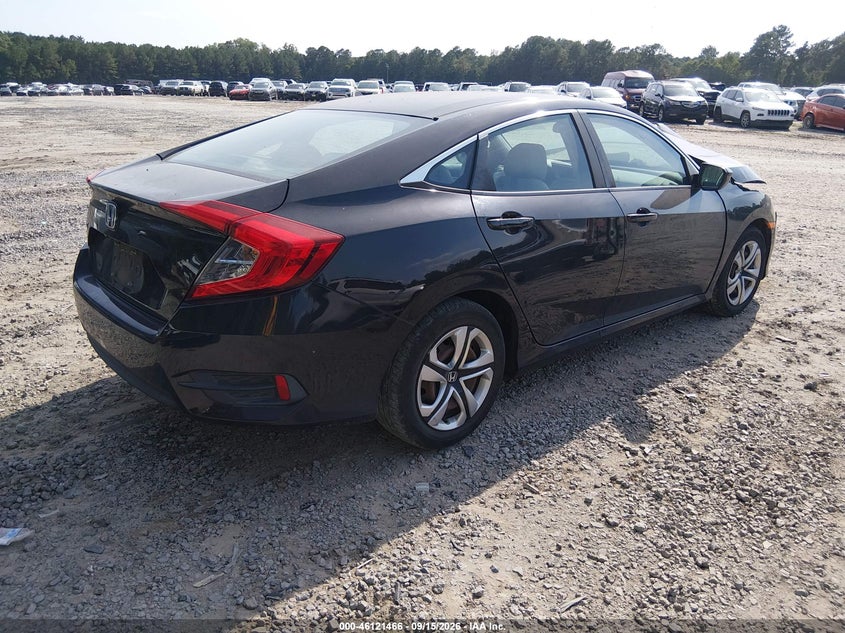 Vin: 19xfc2f53he051236, lot: 46621186, honda civic lx 20174
