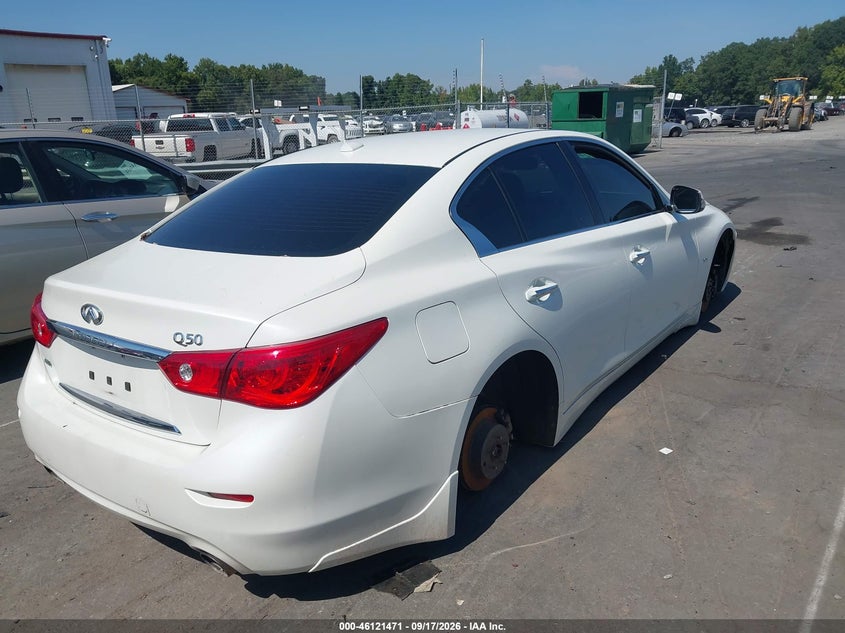 Vin: jn1ev7ar0gm346195, lot: 46621191, infiniti q50 3.0t premium 20164