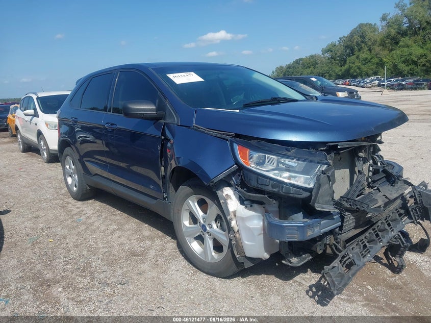 Vin: 2fmpk3g96jbb52150, lot: 46621197, ford edge se 20181