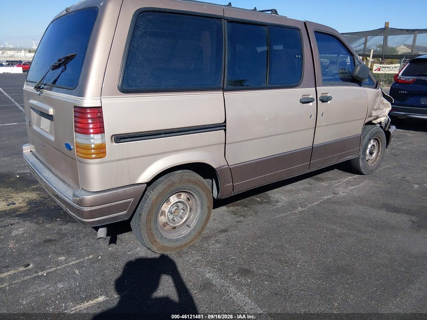FORD AEROSTAR 1993 VIN 1FMCA11U4PZB22511