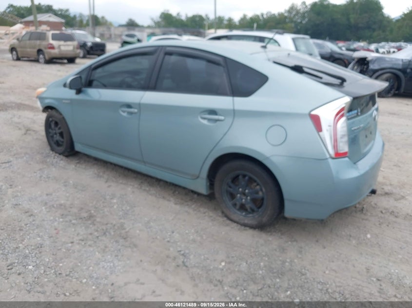 Vin: jtdkn3du9c1613418, lot: 46621209, toyota prius 20123