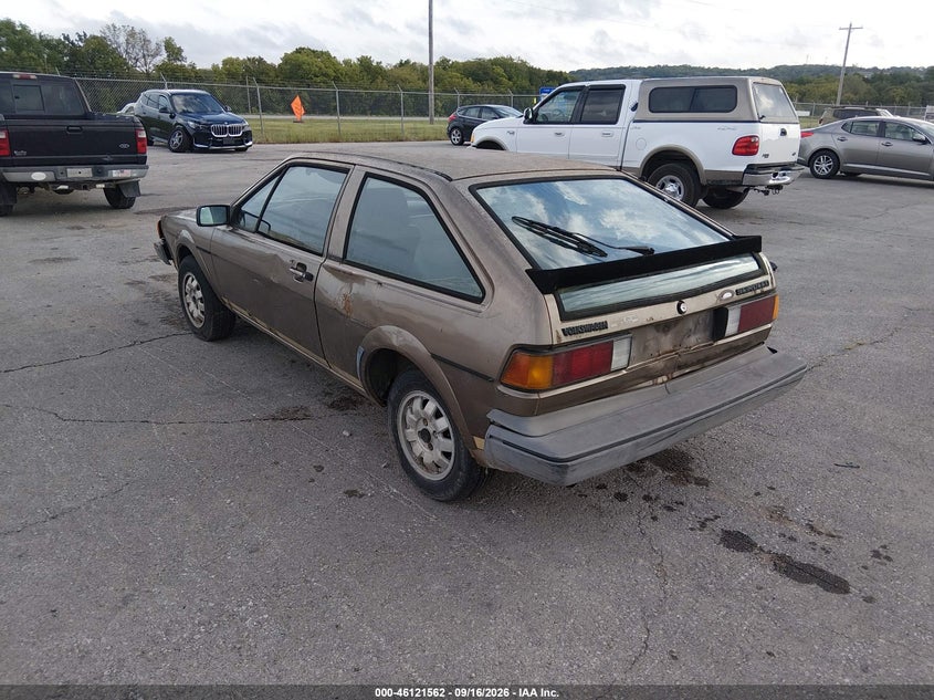 1984 VOLKSWAGEN SCIROCCO